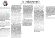 Yo trabajo gratis