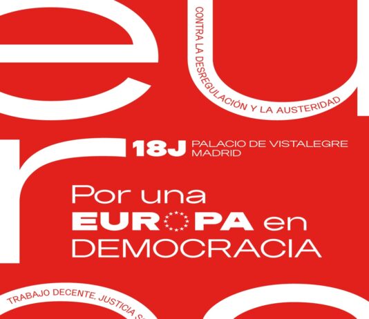 UGT Asturias participó en la euro-manifestación de Madrid en defensa de una Europa más social y democrática